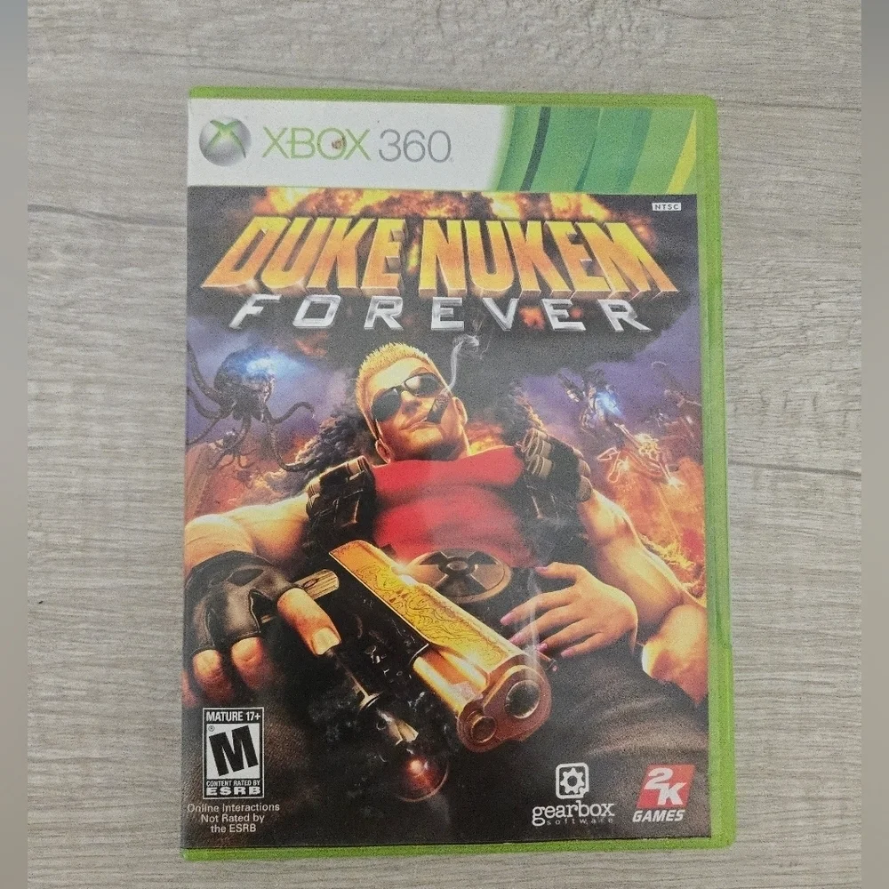 Duke Nukem Forever Microsoft Xbox 360 2011 With Manual Video Game